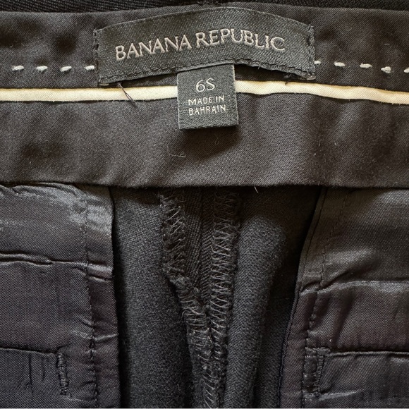 Banana Republic Black Sloan Fit Ankle Pants 6S - Picture 10 of 10